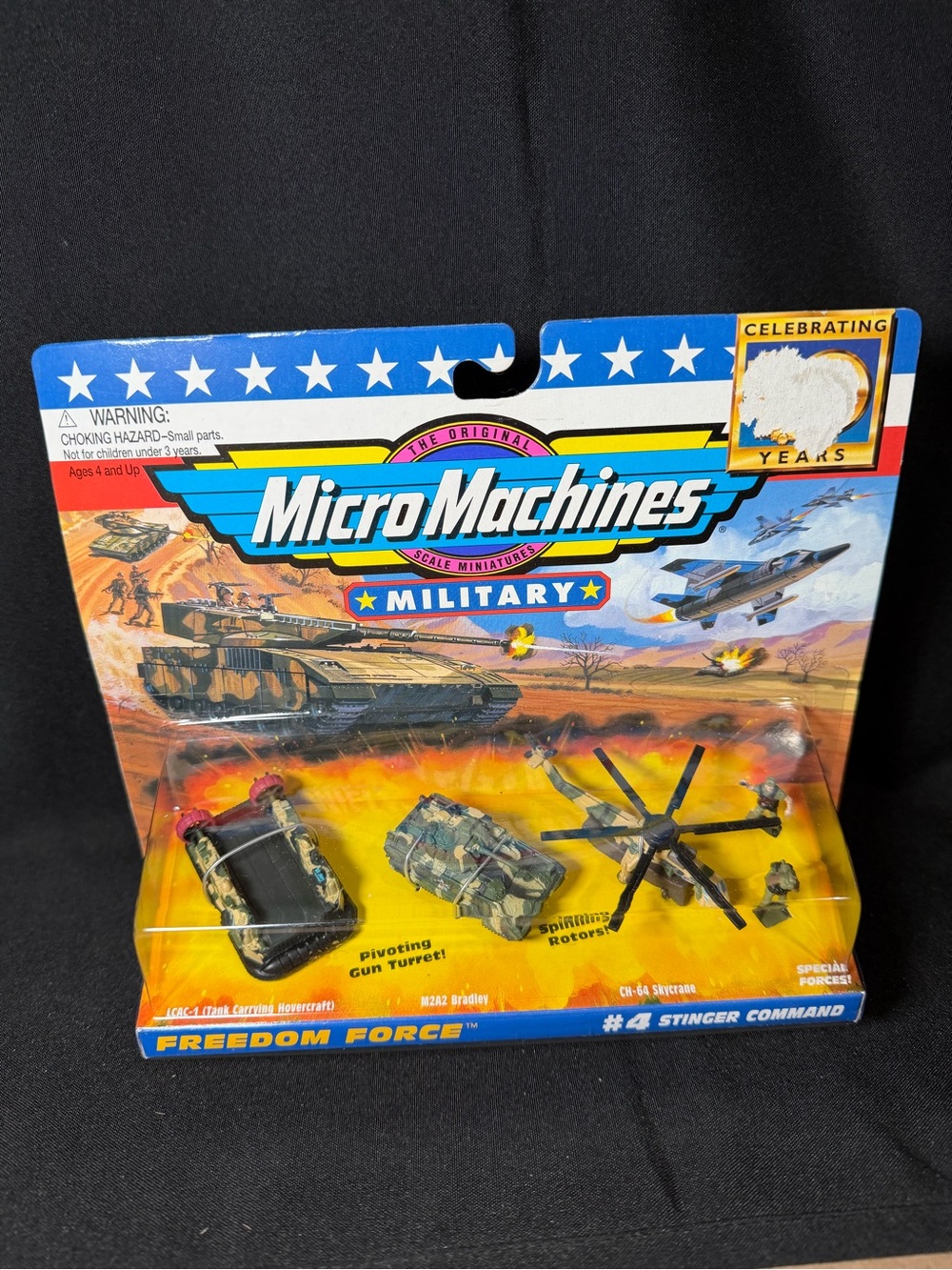 Micro Machines Military #4 Stinger Command Freedom Force 1996 Sealed